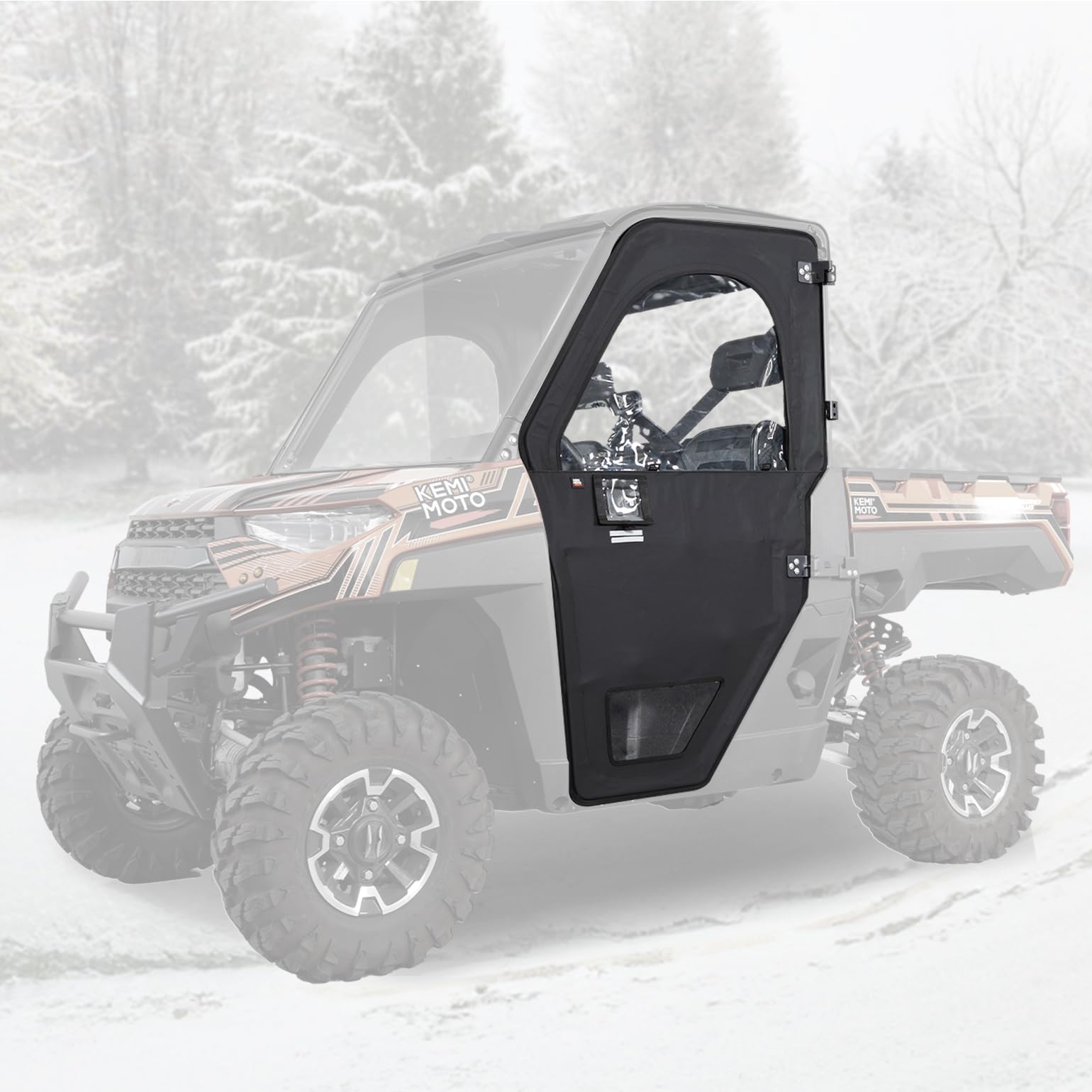 Amazon.com: KEMIMOTO UTV Doors with Steel Frame Compatible with
